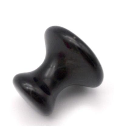 Jade Guasha Facial Massage Tools Natural Black Obsidian Mushroom Gua Sha Stone for Face Anti Cellulite Facial Skincare Set for Beauty
