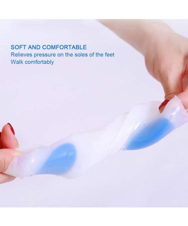 Buy Silicone Insoles - Invisible Gel Heel Cushions for Pain Relief | Breathable Anti-Sweat Comfort - Buy Online on SooperMarket.com