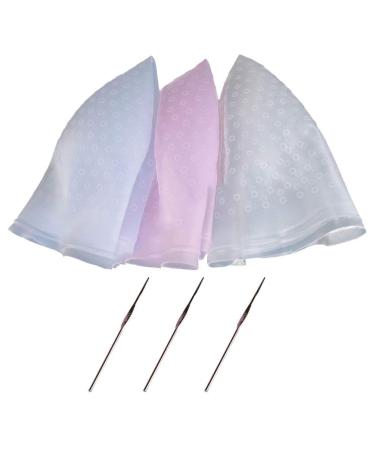 KALLORY Professional Silicone Hair Dye Highlighting Caps | Hair Coloring Kit with Hooks - Buy Online on SooperMarket.com