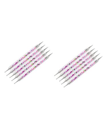 DOITOOL 10 Pcs Nail Painting Tool Lightweight Nail Art Pen Nail Art Equipment Nail Dotting Painting Drawing Pen Gel Nail Tool Nail Dotting Tool Kit Nail Design Brush Pen Manicure Acrylic