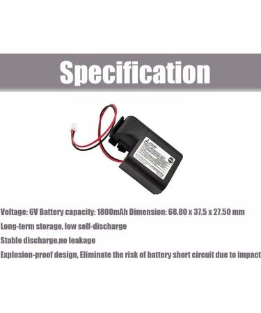 6 Pack 6V MR-BAT6V1SET 2CR17335A WK17 Battery for M80 Driver J4 Servo System - 1800mAh with White Plug | International Shipping Available - Buy Online on SooperMarket.com