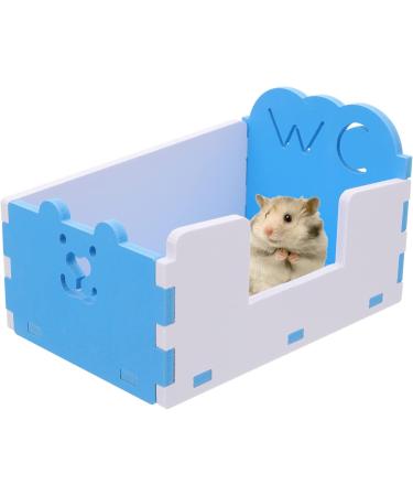 Yardwe 2 Pcs Hamster Toilet Critters Detachable Guinea Toilet Basin Chinchilla Toilet PVC Bathtub Small 15x10cmx2pcs Bluex2pcs - Buy Online on SooperMarket.com