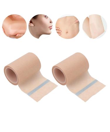 Skin Color Scar Sheets Roll - 2pcs, Self Adhesive & Waterproof - Ideal for Scar Cover, C Section Surgery & Burn Removal - Buy Online on SooperMarket.com