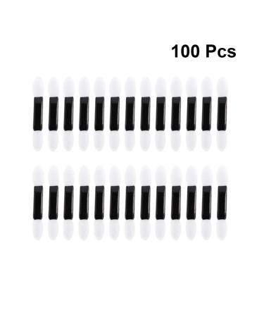 100 Pcs Eyeshadow Sponge Applicators - Double-Ended Makeup Brushes for Face & Eyes | Disposable Beauty Sponges for Travel - Perfect for Women - Buy Online on SooperMarket.com
