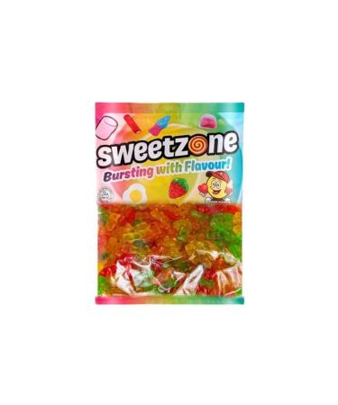 Sweetzone Happy Bears Halal Sweets Tub 1kg Gummy Bears Sweets Bulk Retro Sweets Jelly Sweets Wine Gums Sweet Box Bulk Sweets Candy for Sweet Bags Sweet Tub Delight for Bulk Candy Lovers