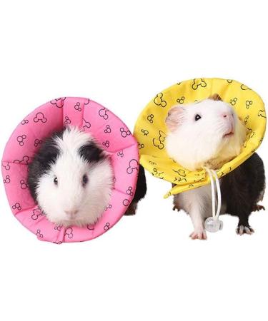 NashaFeiLi Elizabethan Pet Collar for Hamster & Chinchilla - Adjustable Comfortable Size M in Pink & Rose - Buy Online on SooperMarket.com