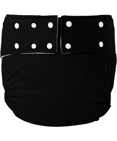 Shop 5 Set Adult Cloth Diapers - Reusable Incontinence Solutions Black (72-92 cm) | Eco-Friendly & Comfortable - Buy Online on SooperMarket.com