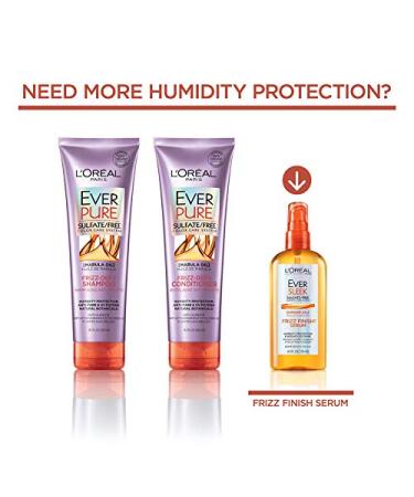 L'Oreal Paris EverPure Frizz Defy Shampoo and Conditioner Kit for Color-Treated Hair - 8.5oz (Pack of 2) - Buy Online on SooperMarket.com