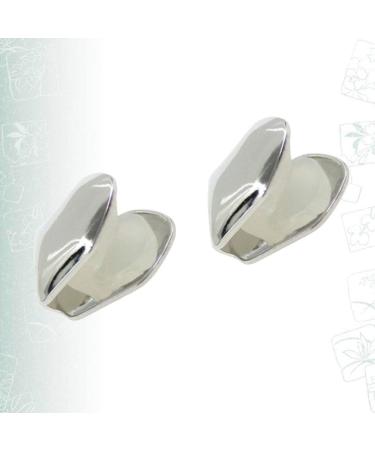 EXCEART 2Pcs Gold Plated Single Fang Tooth Grill Cap | Hip Hop Party Accessories - Buy Online on SooperMarket.com