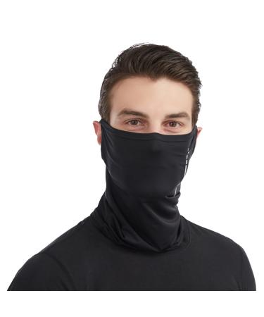 Clape Elastiechen Hose scarf Multi-function cloth men women UV protection motorcycle neckerchief cooling tube scarf breathing active Bandana facial mask SMZ02-Black
