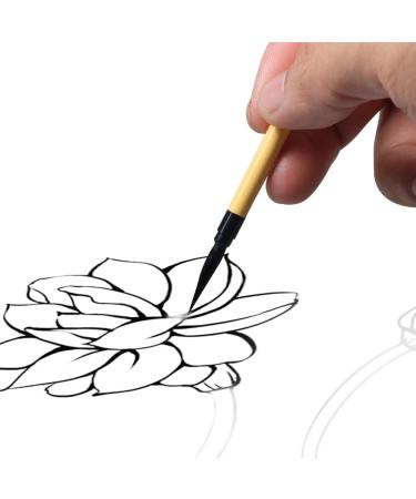 Wancetang Chinese Calligraphy Painting Brushes - Professional 5-Pc Art Brush Set - Buy Online on SooperMarket.com