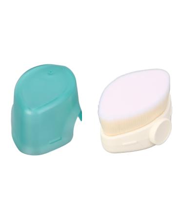 Kids Sunscreen Brush Compact Skin Friendly Multipurpose Soft Bristles Kids Sunscreen Applicator with Protective Cover for Travel (Green)