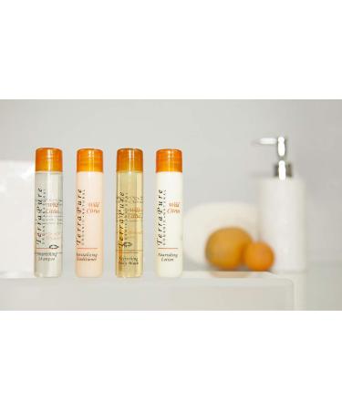 Terra Pure Wild Citrus Body Wash - Travel Size 1 oz | Case of 125 - International Shipping Available - Buy Online on SooperMarket.com