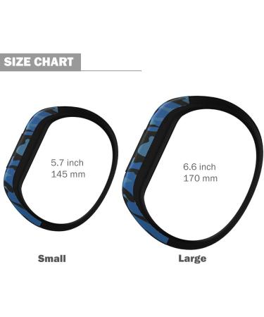 iBREK Garmin Vivofit jr/jr 2/3 Silicone Replacement Bands - Small Blue Camo - Buy Online on SooperMarket.com