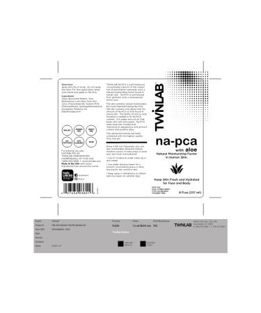 Twinlab Na-PCA Spray with Aloe Vera - 8 fl oz (Pack of 2) - Body Mist & Moisturizer for Dry Skin - Buy Online on SooperMarket.com