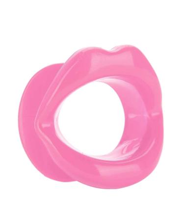 Lip Trainer Oral Exerciser Silicone Mouth Muscle Tightener and Anti-Wrinkle Tool - Pink - Buy Online on SooperMarket.com