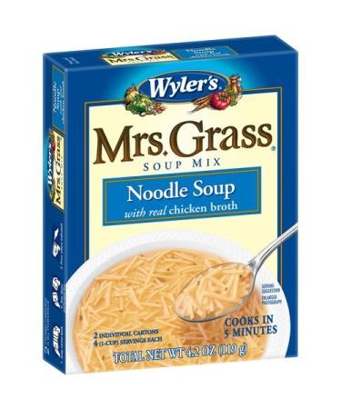 Mrs. Grass NOODLE SOUP Mix 4.2 OZ.(4 Boxes)