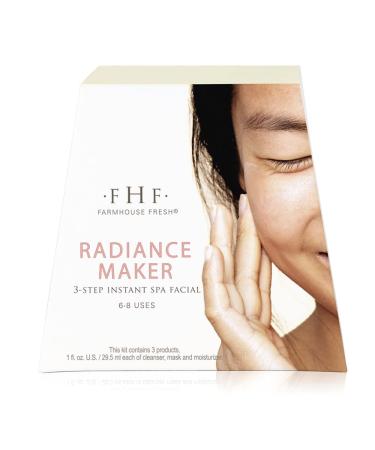 FarmHouse Fresh Radiance Maker 3-step Instant Spa Facial 3 ct.