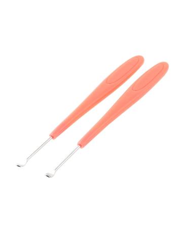 Qtqgoitem Household Good Performance Handle Earpick Spoon Ear Wax Removal Cleaner 2 Pcs (Model: 91b 339 50d 86a 0ec)