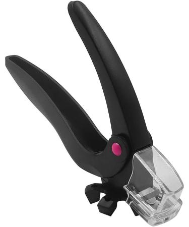 POFET False Nail Tip Professional Adjustable Artificial Nail Trimmer Nail Catcher Trimmer with Turntable for Different Nail Shapes Black - Buy Online on SooperMarket.com