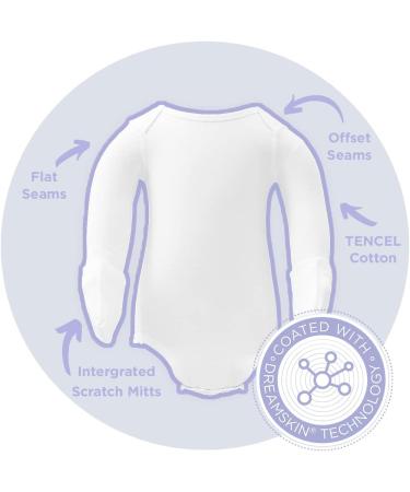 Unisex Baby Long Sleeve Bodysuit: Soothes Eczema, Moisturizes Dry Skin, Reduces Itching | Skincare Clothing with Foldable Mittens 12-18 - Buy Online on SooperMarket.com