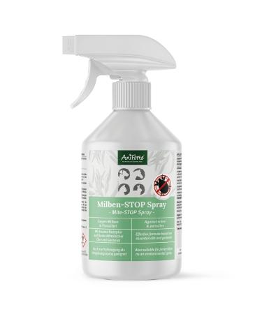Aniforte mite spray for dogs & horses 500 ml - anti -syllable spray for effective defense against insects parasites & vermin mite stop & mite protection in mite infestation