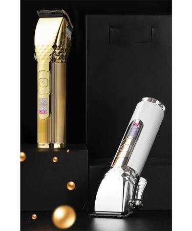 BLASHRD Professional Hair Trimmer Men Rechargeable Hair Trimmer Metal Liquid Crystal Digital Display HairTrimmer Silver - Buy Online on SooperMarket.com