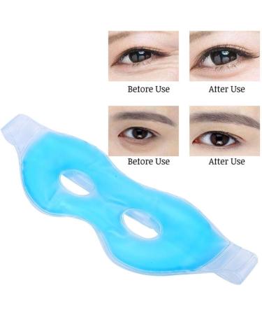Cooling Eye Mask - Reusable Anti-Fatigue Cold & Hot Compress for Dark Circles | Relieve Tired Eyes - Buy Online on SooperMarket.com
