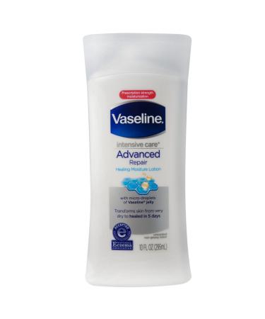Vaseline Intensive Care Advanced Repair Unscented Lotion 10 oz (Pack of 2) 10 Fl Oz (Pack of 2)