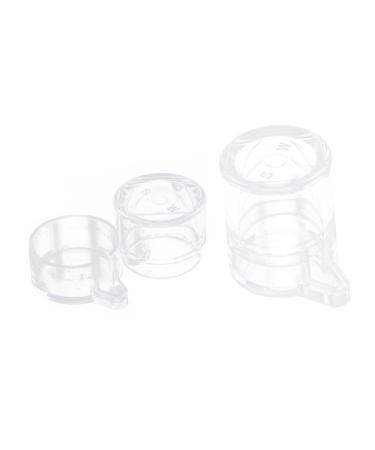 Kisangel 2pcs Ant Water Feeder Ant Feeding Bowl Mini Ant Feeder Acrylic Ant Feeders Ant Nest Water Feeding Area Water Bowl for Ants Insect Feeder Transparent Ant Water Feeding Bowl