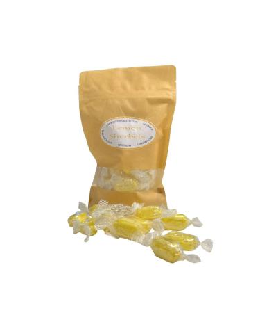 Personalized 250g Pouch of Individually Stockleys Wrapped Sherbet Lemon Sweets