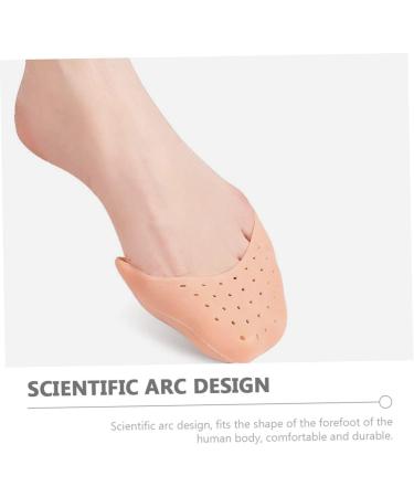 Cabilock 6pcs Silicone Gel Toe Protector Set - Reusable Dance Shoe Filler for Daily Use | Breathable Toe Sleeve Accessory - Buy Online on SooperMarket.com