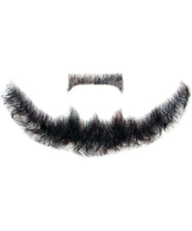 Remeehi Men's Hand-Made Black Goatee Beard - Costume Pretend Fake Mustache for a Stylish Look - Buy Online on SooperMarket.com