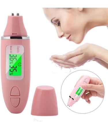skin detector Skin Moisture Tester Portable Digital LCD Display Precision Skin Sensor Tester Face Moisture Water Oil Analyzer for Home Travel Beauty Salon Detect the Fluorescent - Buy Online on SooperMarket.com