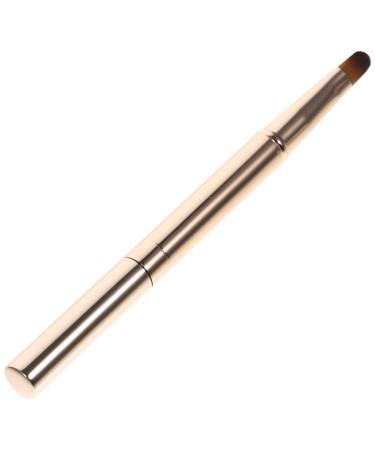 Double Ended Lipstick Brush Lip Makeup Beauty Tool Kits Lip Makeup Brush Lip Balm Applicator Lip Brush Cosmetic Lipstick Brush Lip Mask Brush Cosmetics Brush Lipstick Applicator Golden