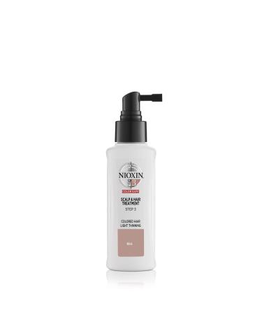 Nioxin System 3 Scalp & Hair Leave-In Treatment  Restore Hair Fullness  Prevent & Relieve Dry Scalp Symptoms  For Color Treated Hair with Light Thinning  3.4 oz