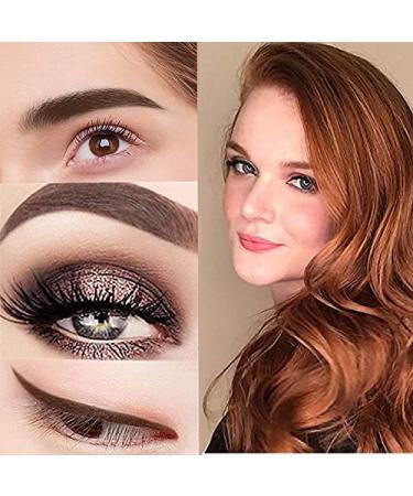 Go Ho 12 PCS Waterproof Eyebrow and Eyeliner Pencil Set - Long-lasting & Sweat-proof Makeup Brow Tint Pen in 3 Colors - Buy Online on SooperMarket.com