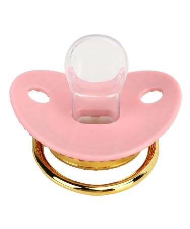 Gold Baby Pacifier Set with Rhinestones for 6-18 Months - Lightweight & Stylish (Letter D) - Buy Online on SooperMarket.com