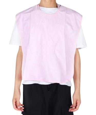 Adult Bib Skin-friendly Soft Waterproof Waterproof Bib Eating for(Light pink 50 * 70) - Buy Online on SooperMarket.com