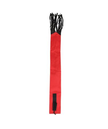 Tail Bag with Fringe Horse Tail Protector Guard Nonwoven Fabric Waterproof Breathable Horse Tail Bag (Red)