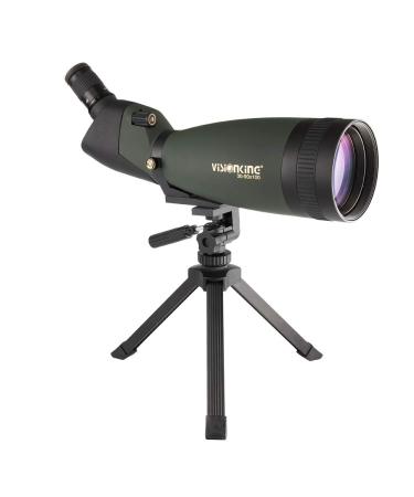 Visionking 30-90x100 HD Spotting Scope Waterproof Monoculars Telescope Green