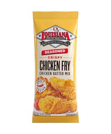 Buy Louisiana Seasoned Crispy Chicken Fry Batter 9oz - Pack of 3 | Flavorful Coating for Perfect Fried Chicken - Buy Online on SooperMarket.com
