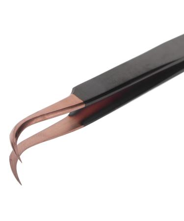 Professional Stainless Steel Eyelash Extension Tweezers | Curved Salons Tweezers for Precision Application - Buy Online on SooperMarket.com