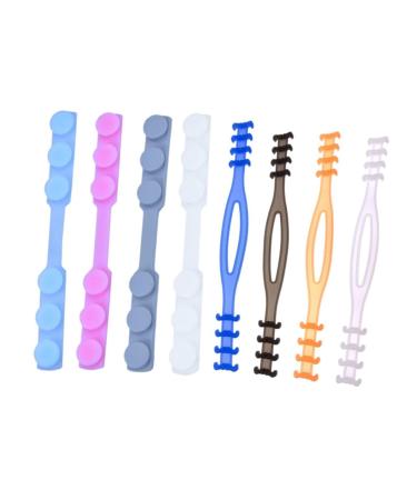 Gatuida hanger 8st hook for ear straps ear cord hanging hook face mask mask mask clothes bracket buckle adjustable strap 15x1.5cm