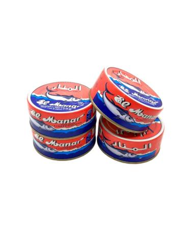 4x high -quality whole tuna in virgin olive oil 160g can from Tunisia |100% natural olive oil |Juicy and delicate taste 4x160g (640g) tuna 40 g (4 Pack)
