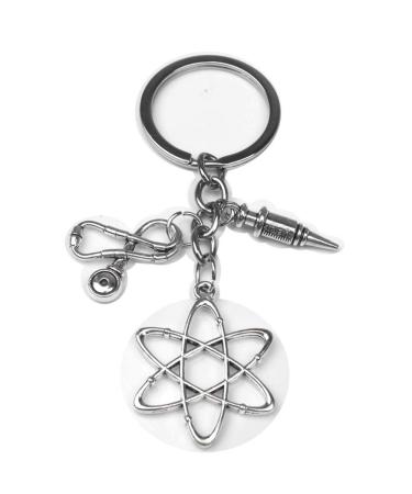 Medical key chain needle syringe stethoscope cute keychain jewelry gift DIY handmade (#5)