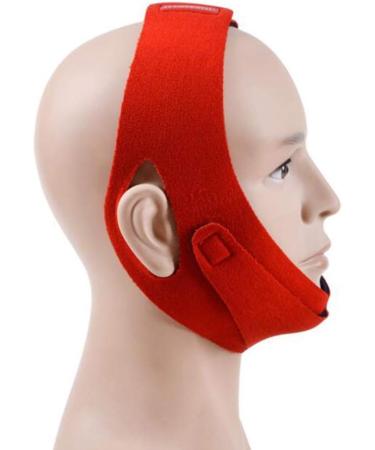 Healifty Anti Snoring Chin Strap - Adjustable Snore Reduction Device for Better Sleep and Stress Reduction (Red) - Buy Online on SooperMarket.com