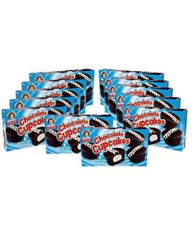 Little Debbie Chocolate Cupcakes, 96 Chocolate Cupcakes Filled with Creme (12 Boxes)