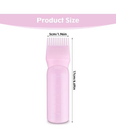 Root Comb Applicator Bottle Brush 6oz - Hair Dye & Scalp Treatment Tool (Pink) - Buy Online on SooperMarket.com