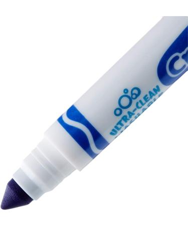 Crayola Ultraclean Broadline Classic Washable Markers (2-Pack) - Non-Toxic Kids Markers - Buy Online on SooperMarket.com